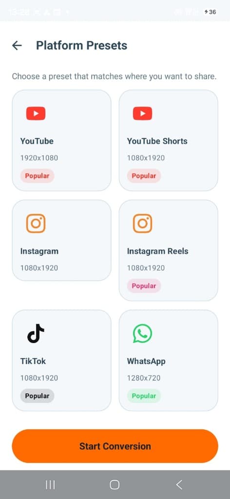 VidoLab Platform Presets